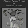 Broken glasses I png by starscoldnight