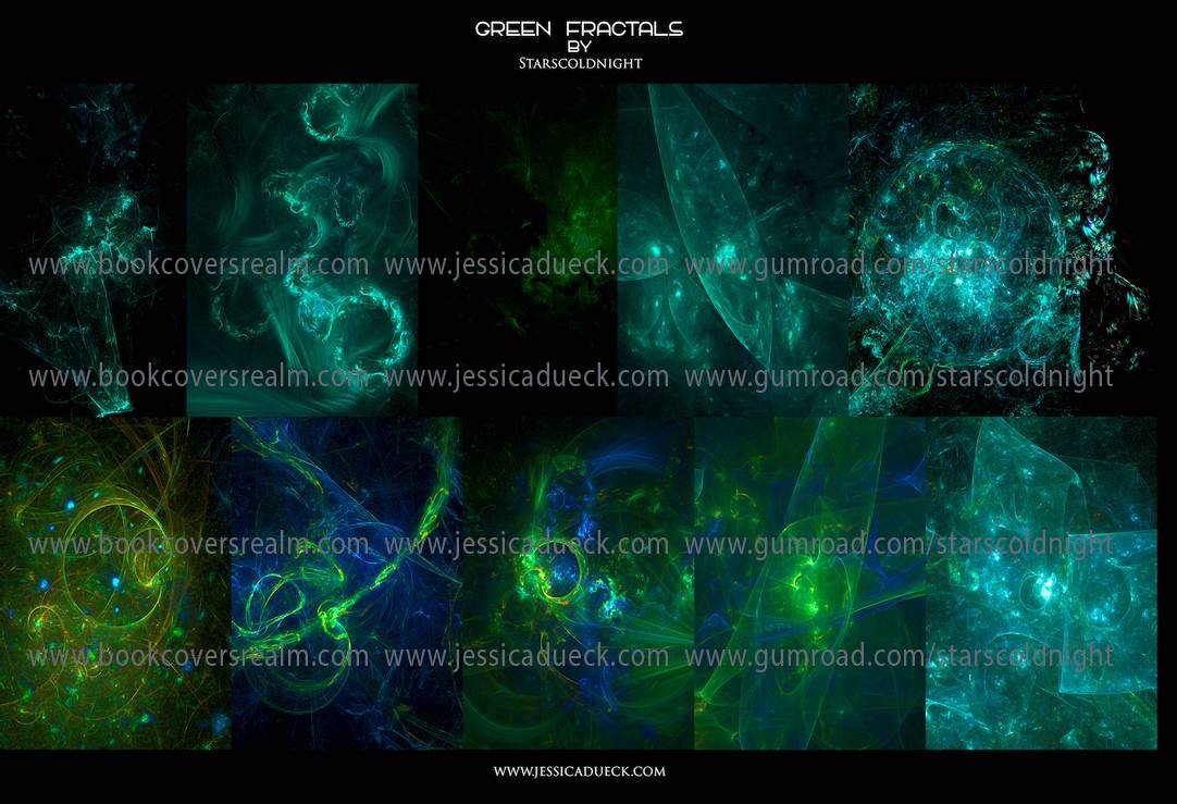 GREEN FRACTALS by starscoldnight