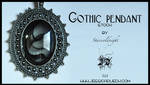Gothic pendants stock by starscoldnight by StarsColdNight