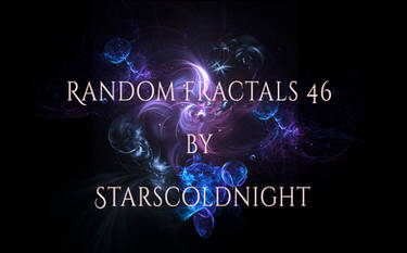 Random fractals 46 by Starscoldnight