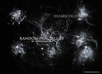 Random Fractals White 58 By Starscoldnight