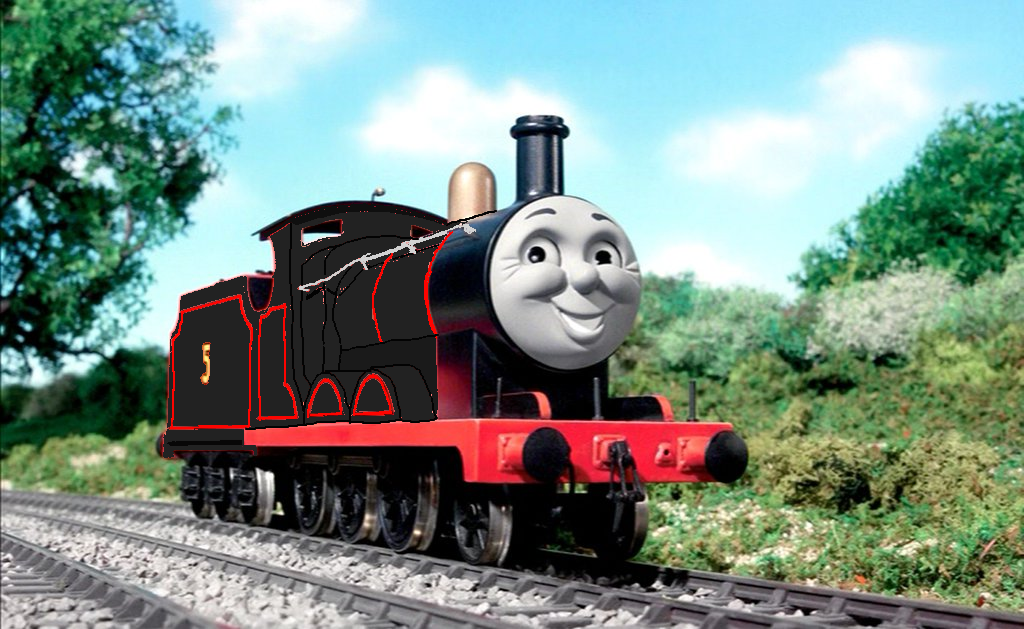 thomas the train black james