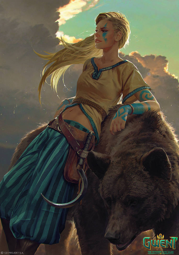 Gedyneith Flaminica Animated Gwent Card By Timtaller On Deviantart