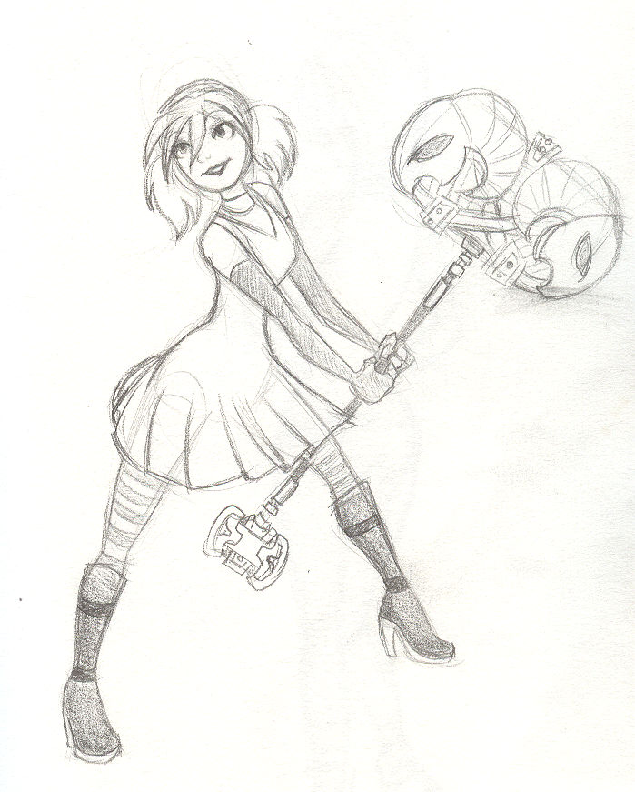 Hammer Girl by MeCra on DeviantArt