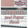 Notebook and Paper stock