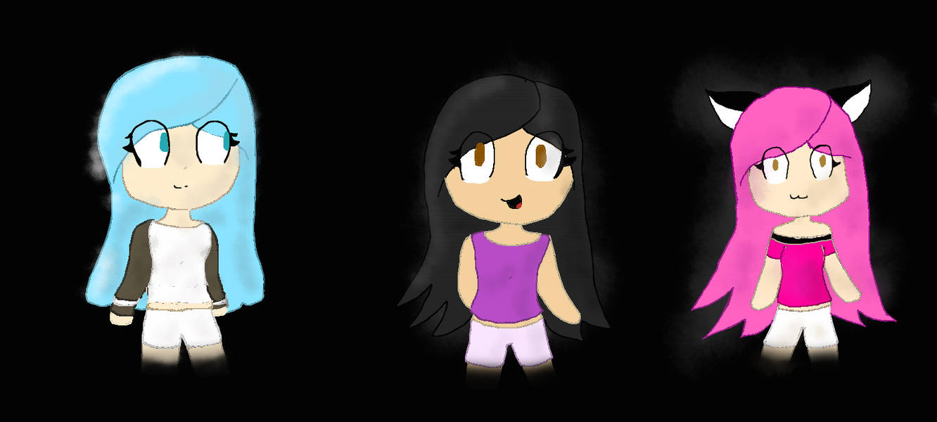 Aphmau Katelyn And Kawaii Chan By Misty4011 On Deviantart