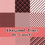 Diagonal Line Pattern Brushes