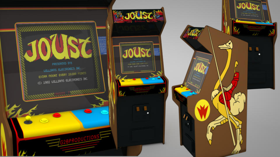 Joust Arcade Machine Model By G2b On Deviantart