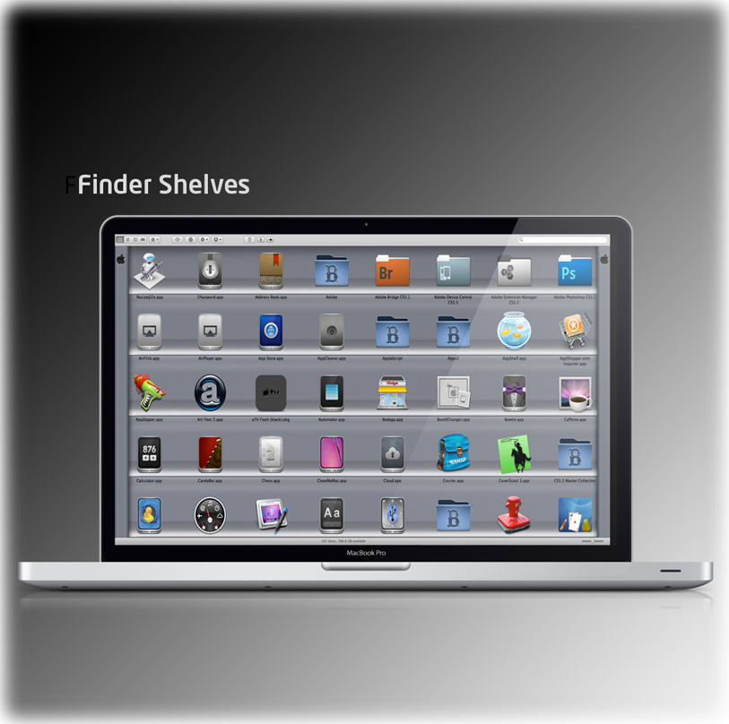 Mac Lion Finder shelves