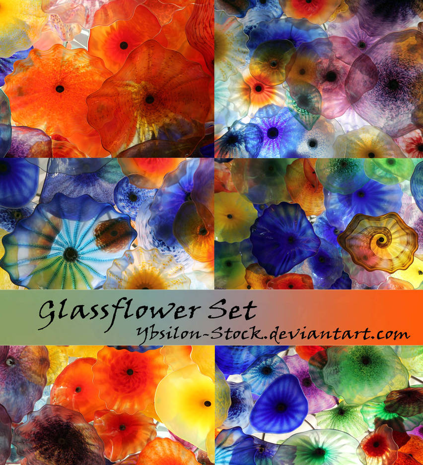 Glassflower-Set by YBsilon-Stock