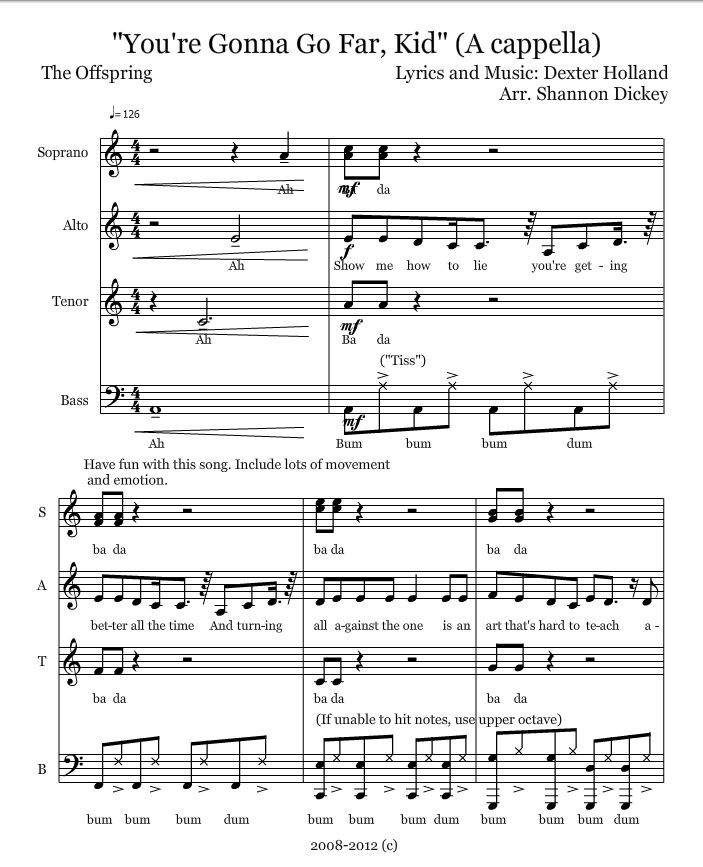 You Re Gonna Go Far Kid A Cappella By Moniteaualto On Deviantart You Re Gonna Go Far Kid A Cappella By Moniteaualto On Deviantart