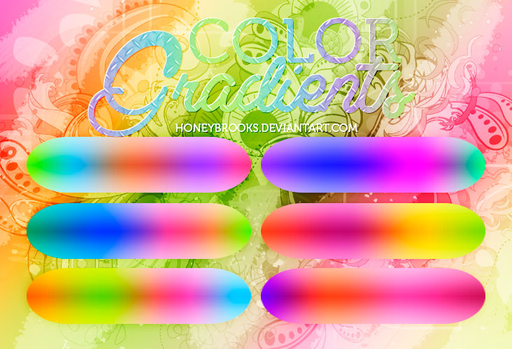 Colors and more color gradients by HoneyBrooks on DeviantArt