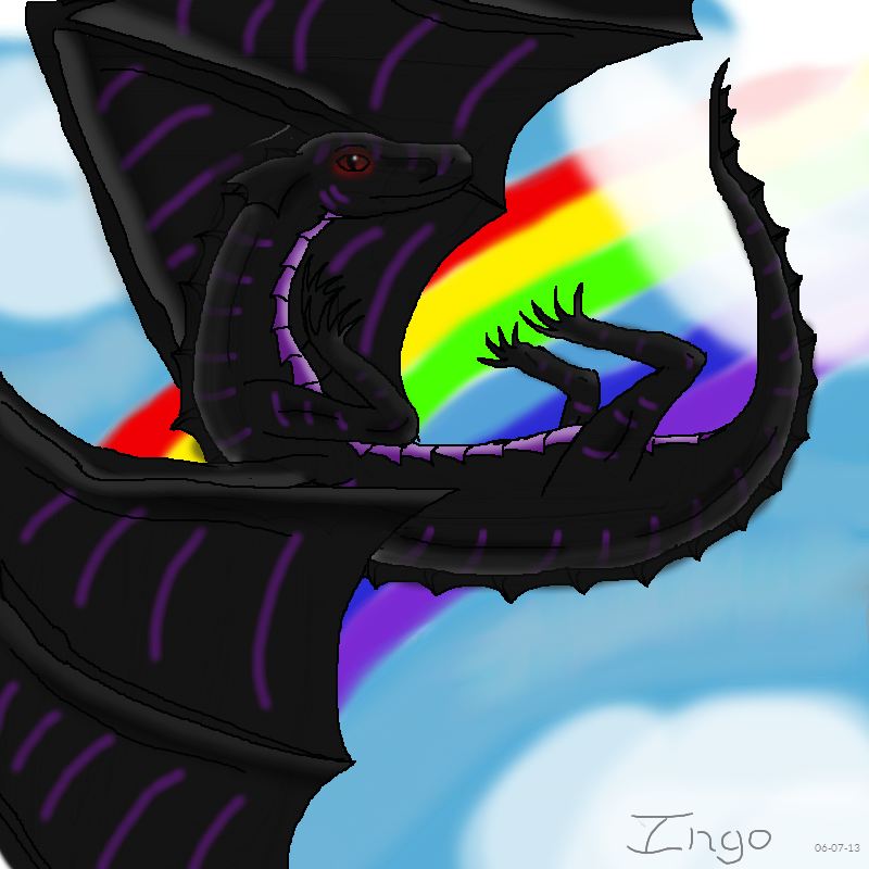 Drakium flying by IgnoTung on DeviantArt