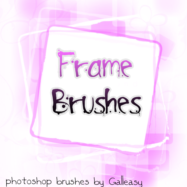 frame brushes by galleasy