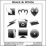 Black and White Icons