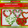 Pack Hearts Roses