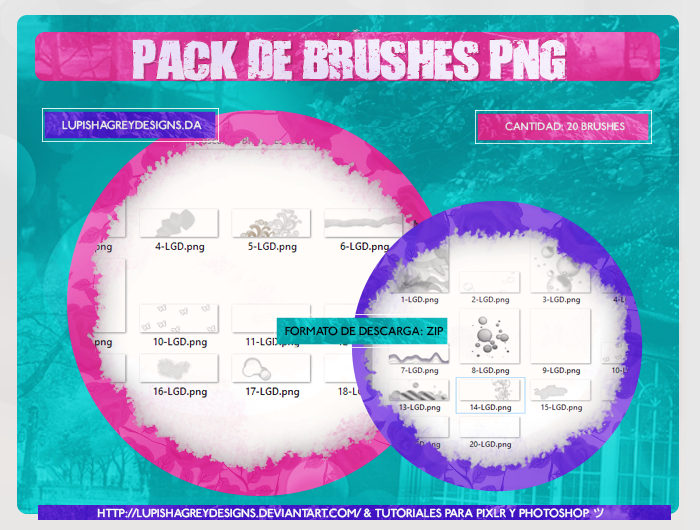 PACK DE BRUSHES PNG by LupishaGreyDesigns on DeviantArt