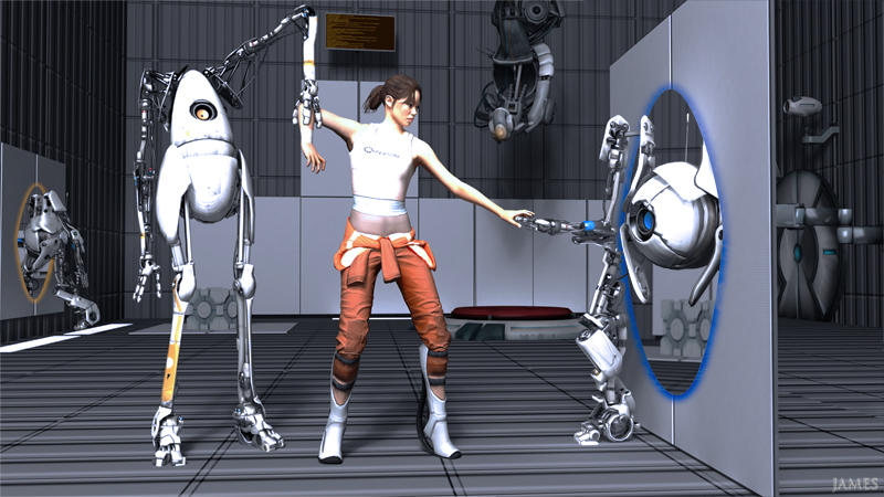 Portal 2 - Chell by raidergale on DeviantArt