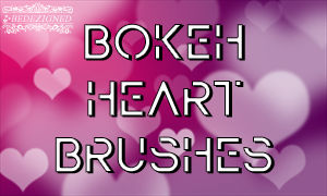 Bokeh Heart Brushes