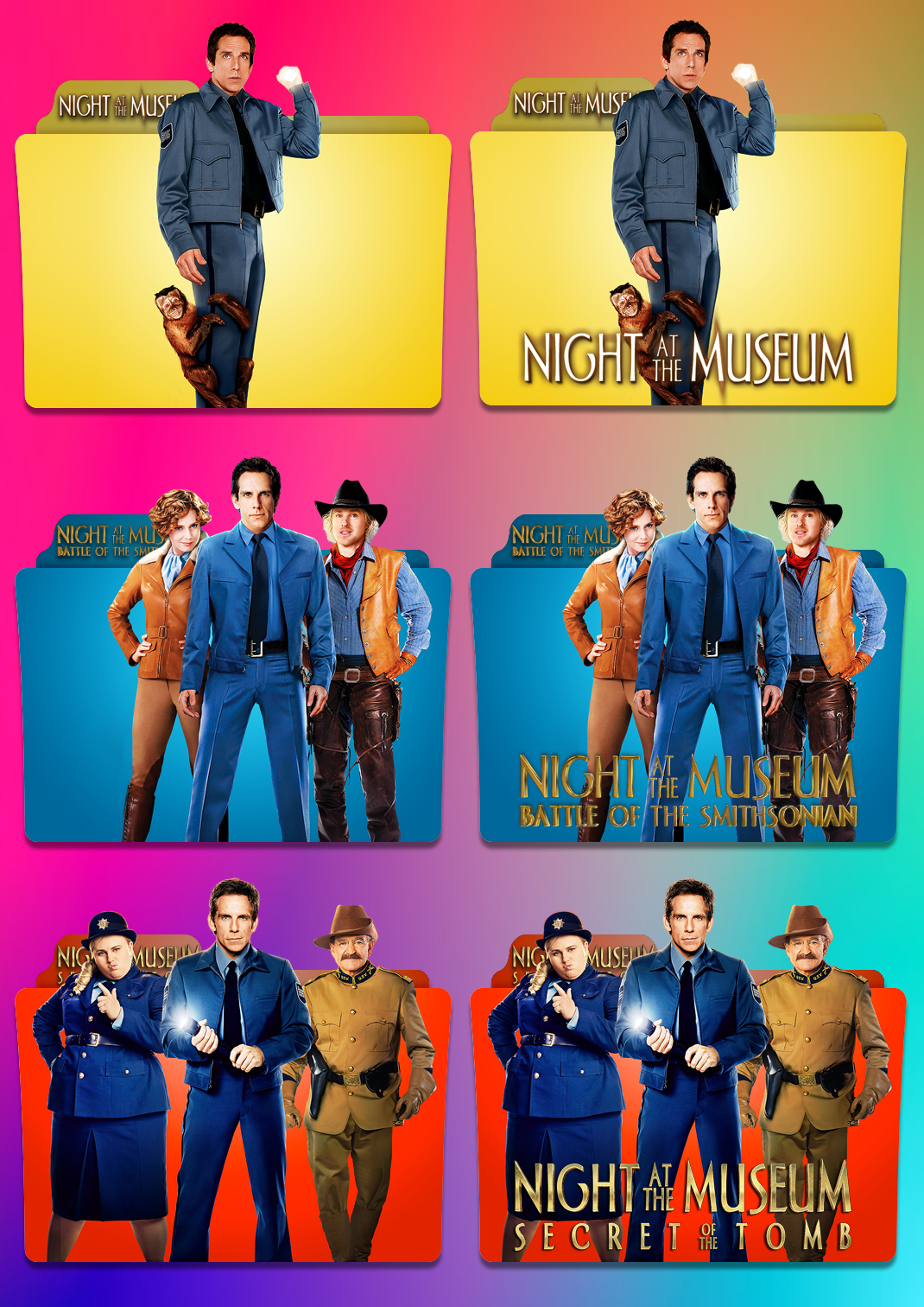 Night at the Museum Film Series Folder Icons by Harry312 on DeviantArt