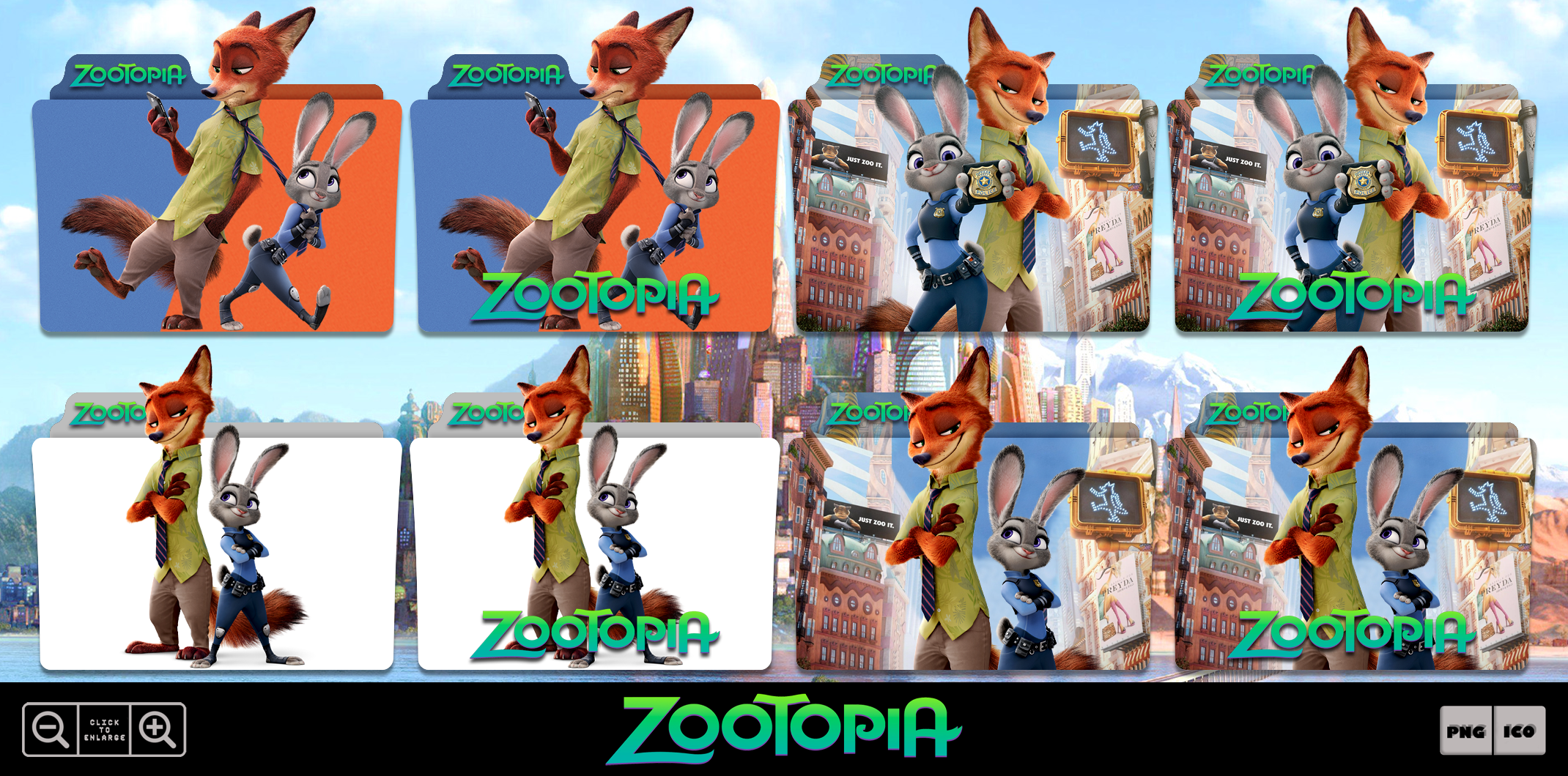 Zootopia 2016 Icon folder by donmagic on DeviantArt