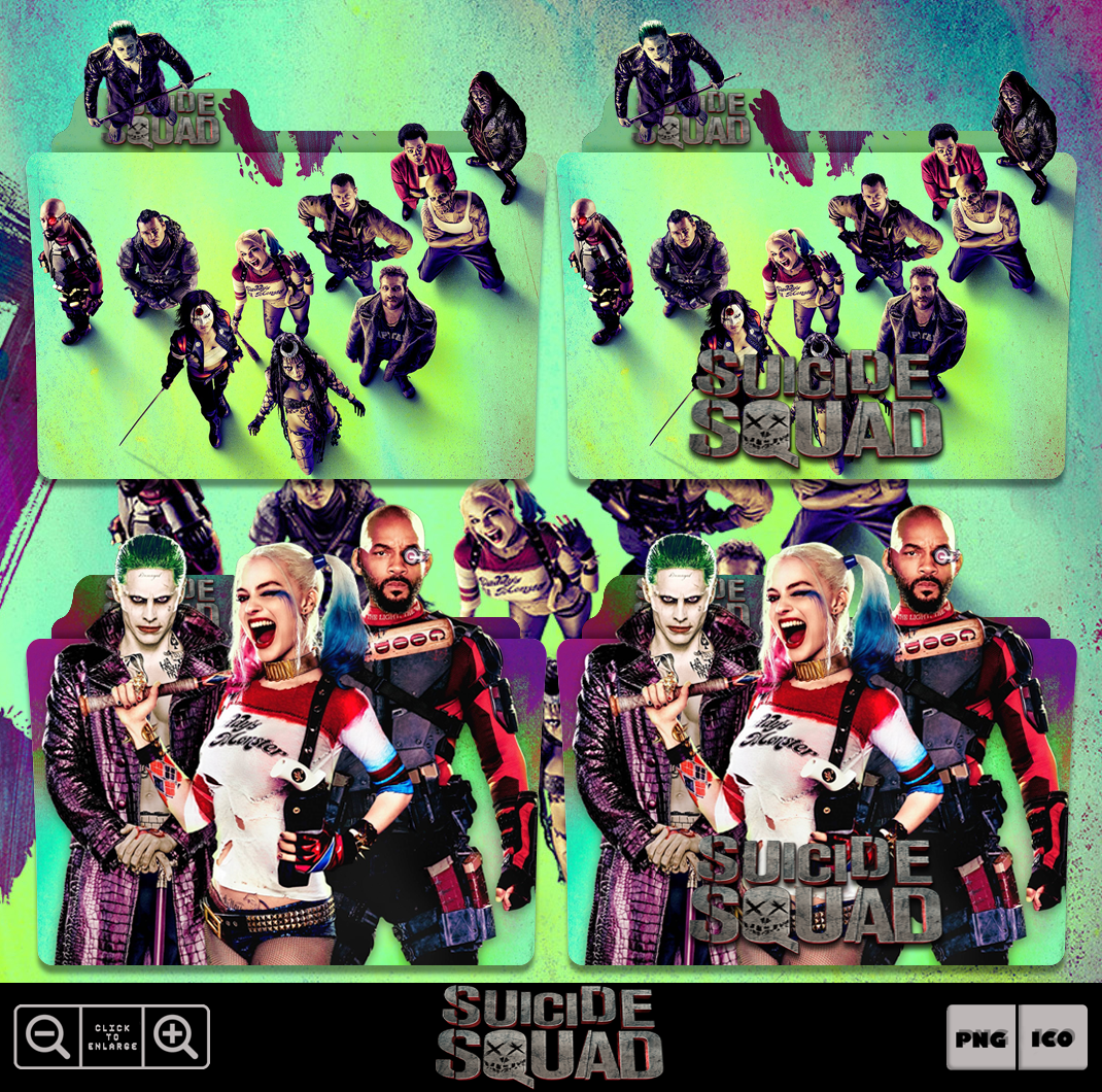 Suicide Squad Folder Icons by Harry312 on DeviantArt