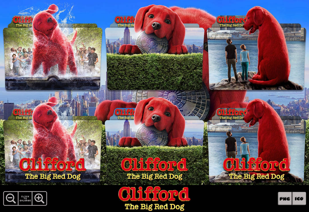 Clifford the Big Red Dog Folder Icons by Harry312 on DeviantArt