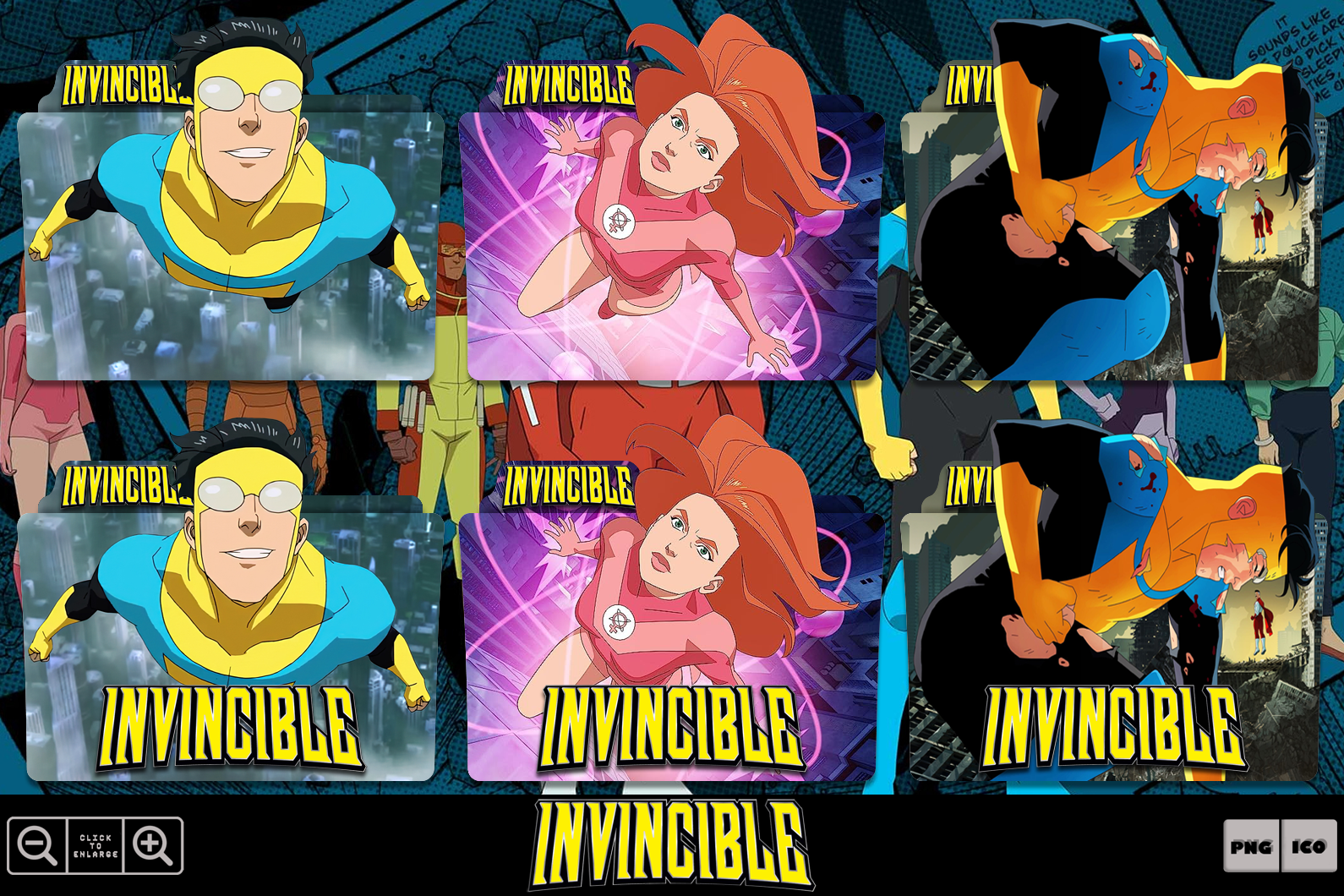Invincible Folder Icons by Harry312 on DeviantArt