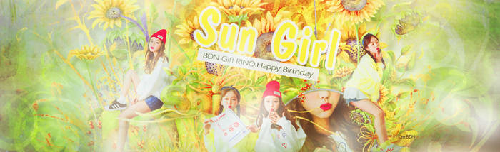 PSD Cover SunGirl BDN Gifl Rino