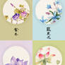 Flower png*4
