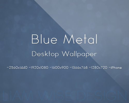 Desktop Wallpaper: Blue Metal