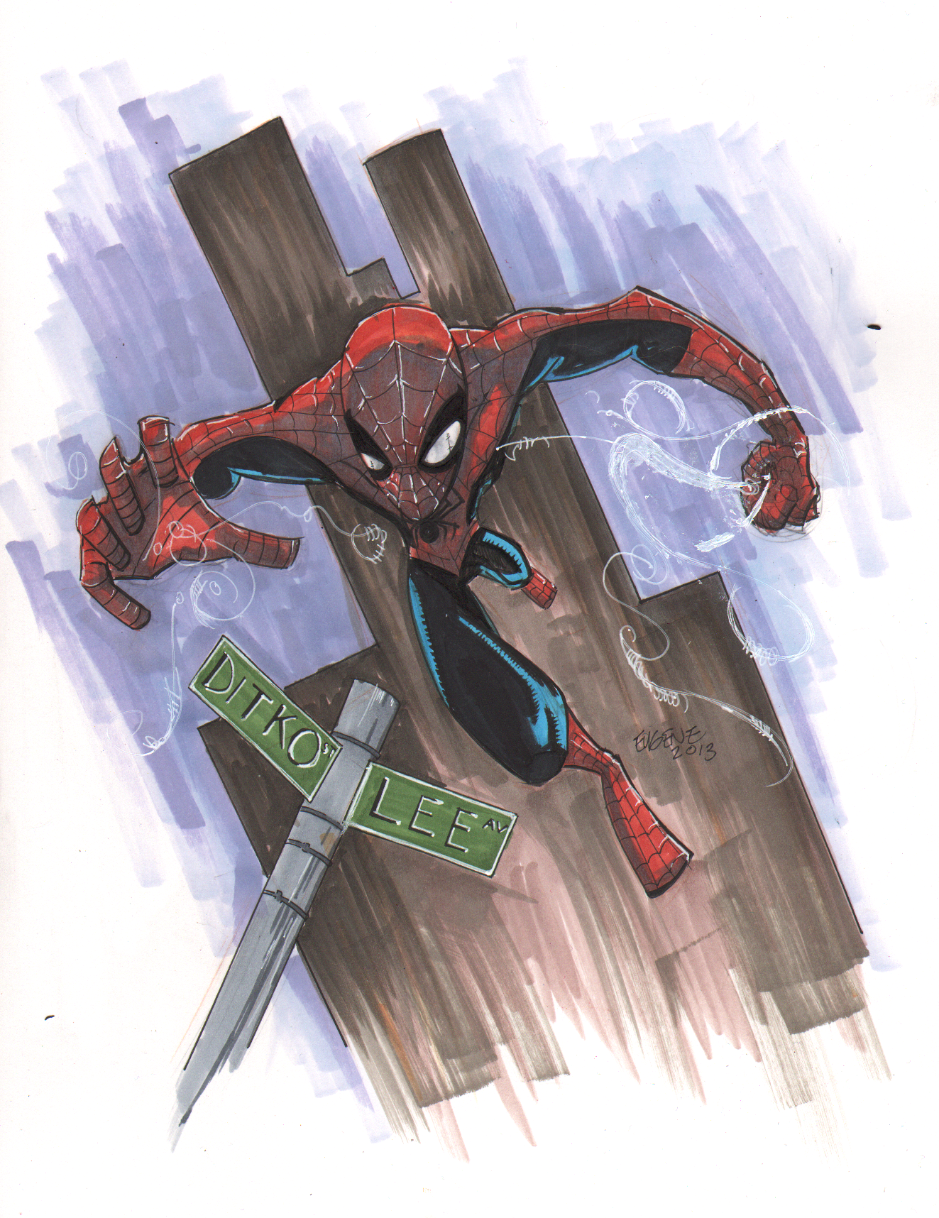 Spider-man commission 2013 by eugenecommodore on DeviantArt