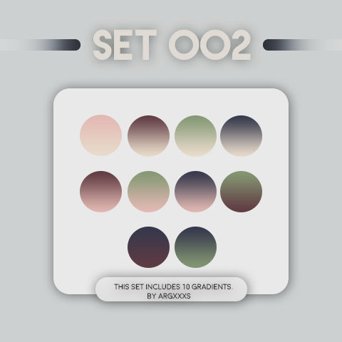 Gradient set #2 by Argxxxs on DeviantArt