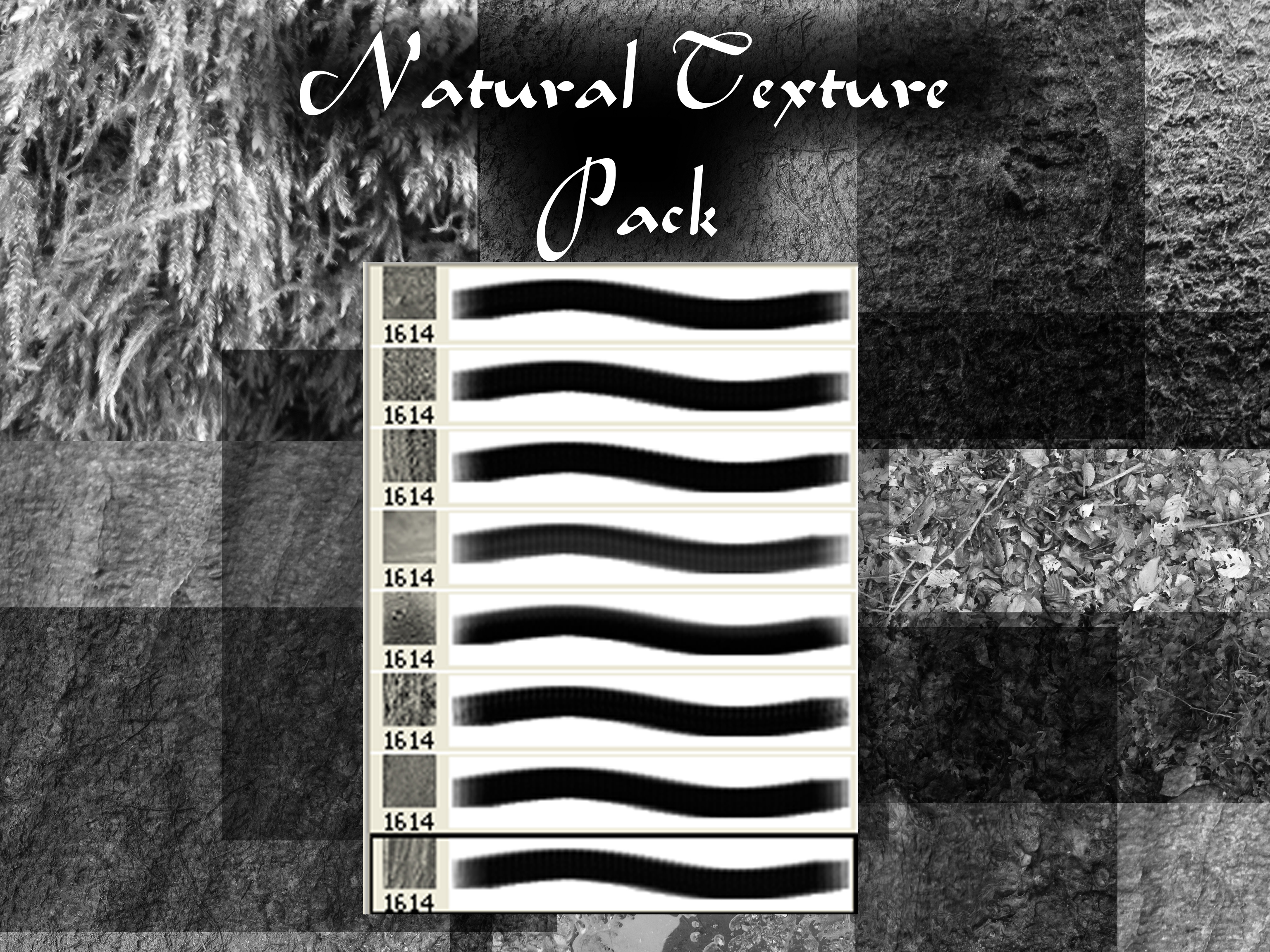 Natural Texture Brush Pack