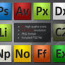Adobe CS4 Style Dock Icons