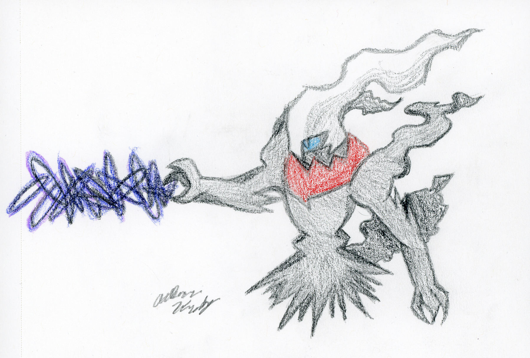 Pokesketch - Darkrai's Dark Pulse