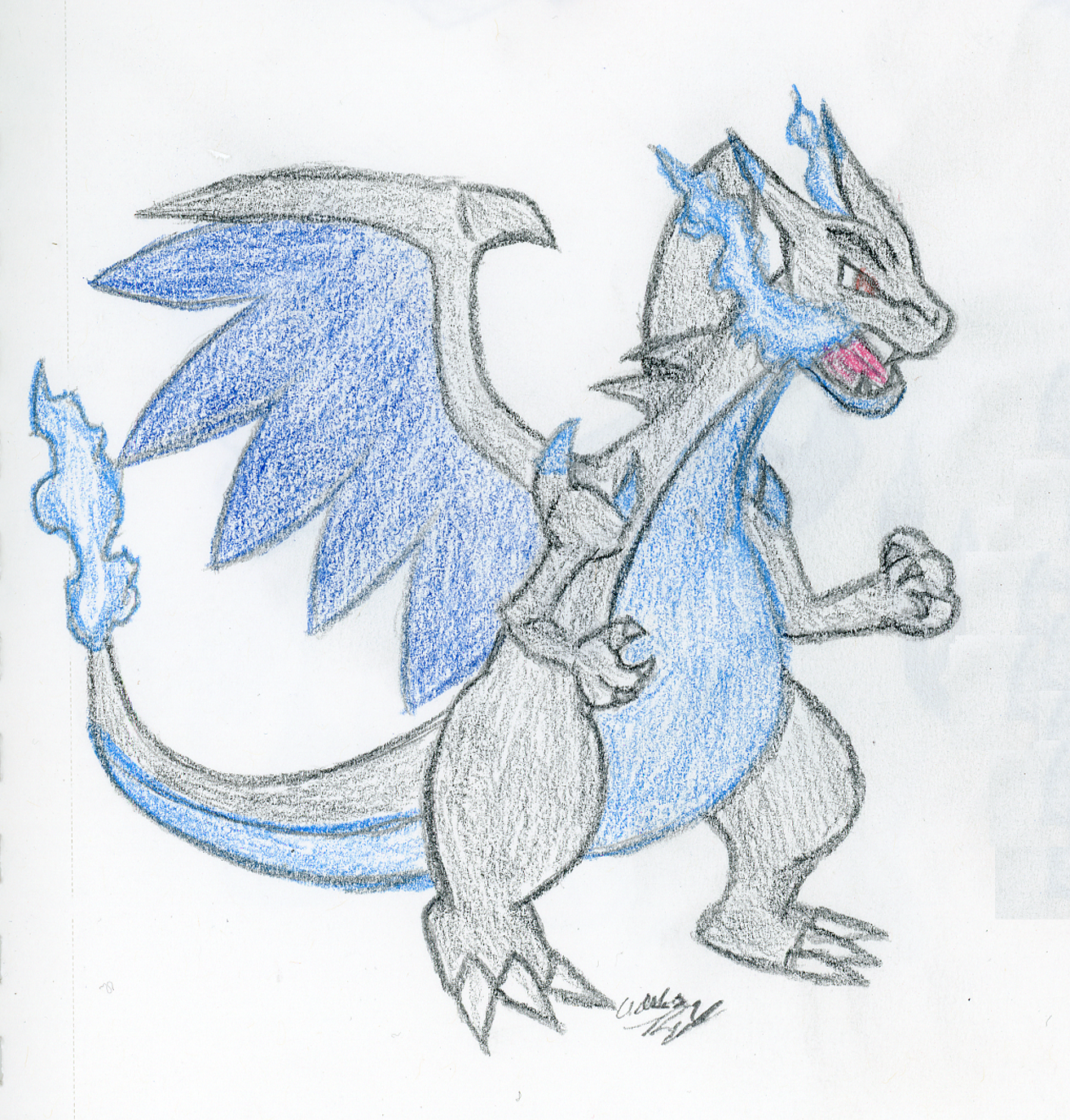 Pokesketches - Mega Charizard X