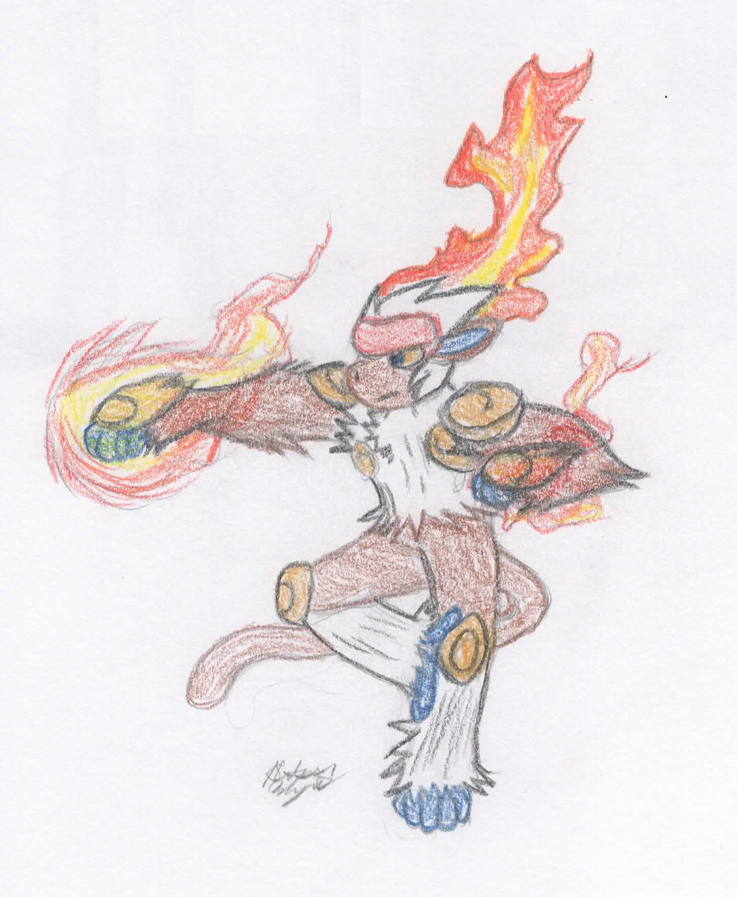 Request: Infernape's Fire Punch