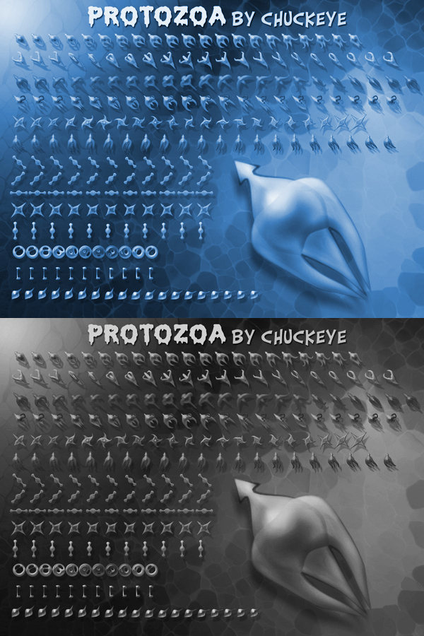 Protozoa Blu and Grey by GrynayS