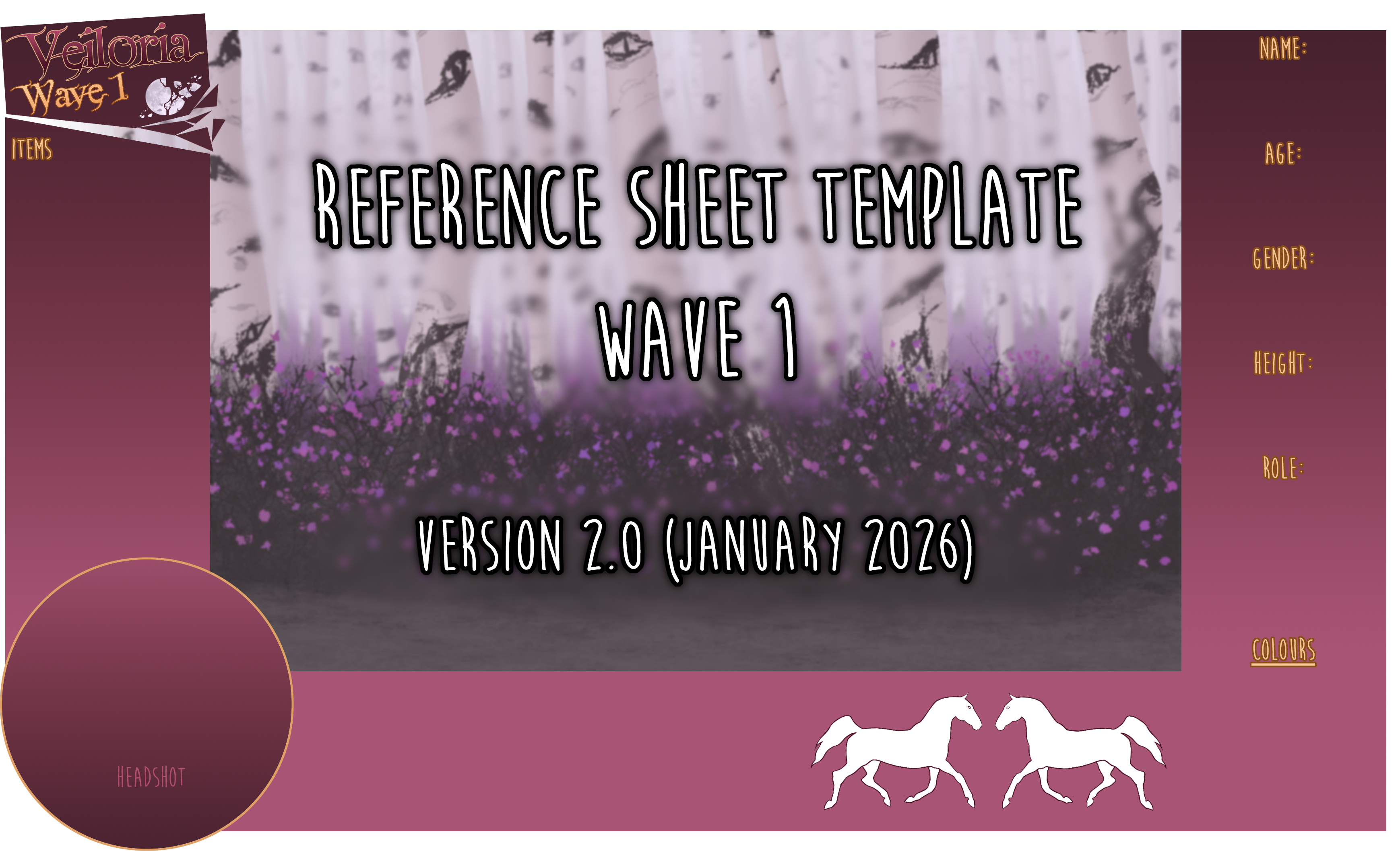 Veiloria | Reference Sheet - Wave 1 | 2026 by Lilafly on DeviantArt