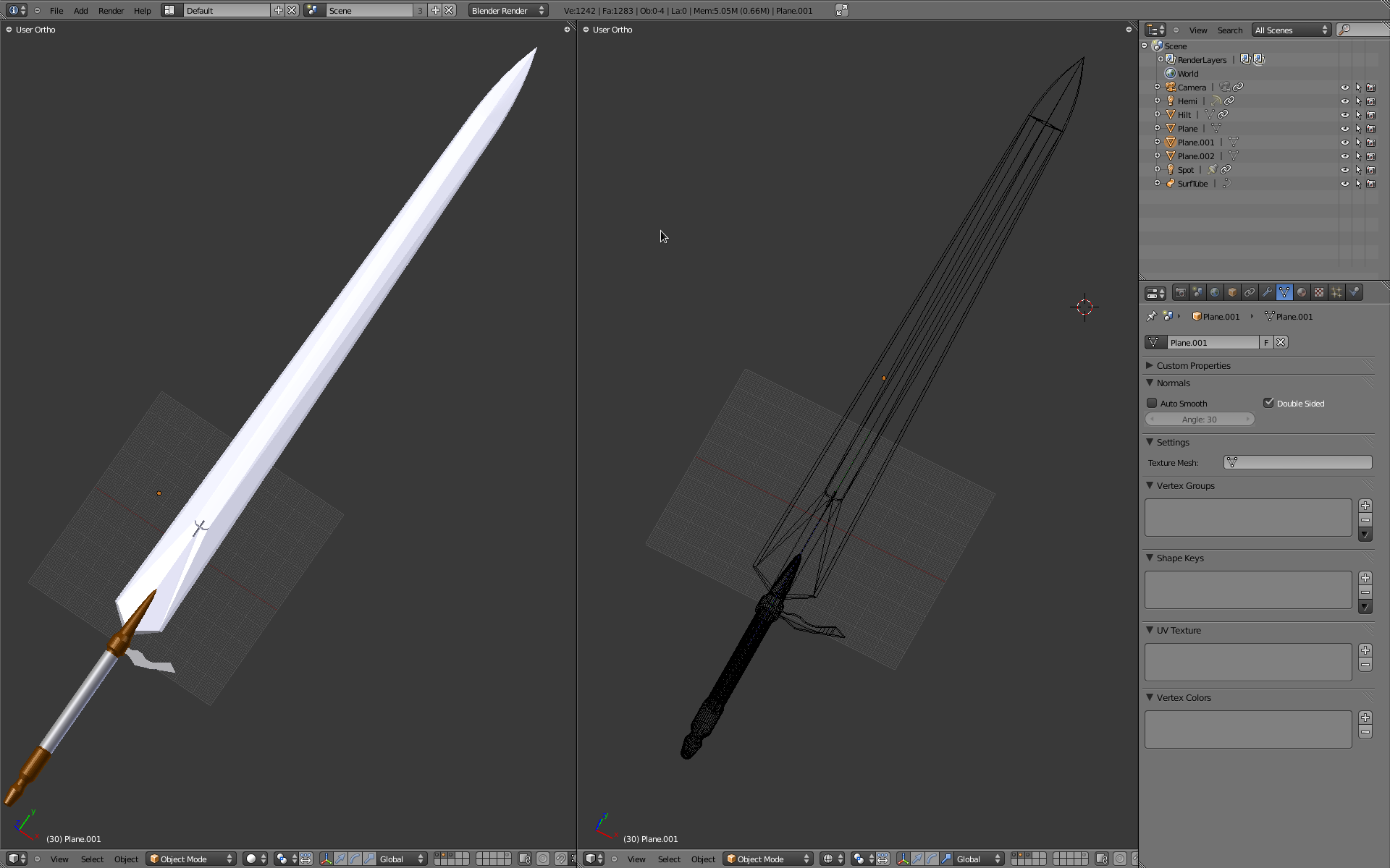 Claymore - the sword - WIP 3