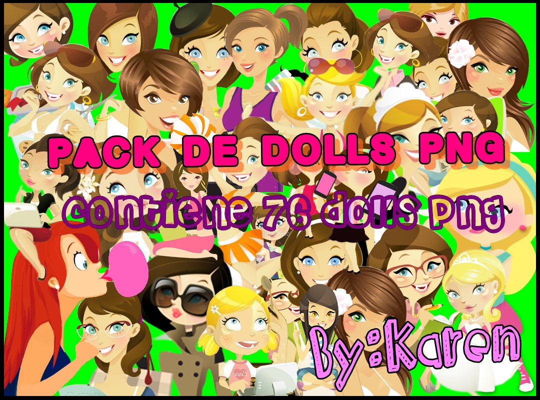 Pack De Dolls Png