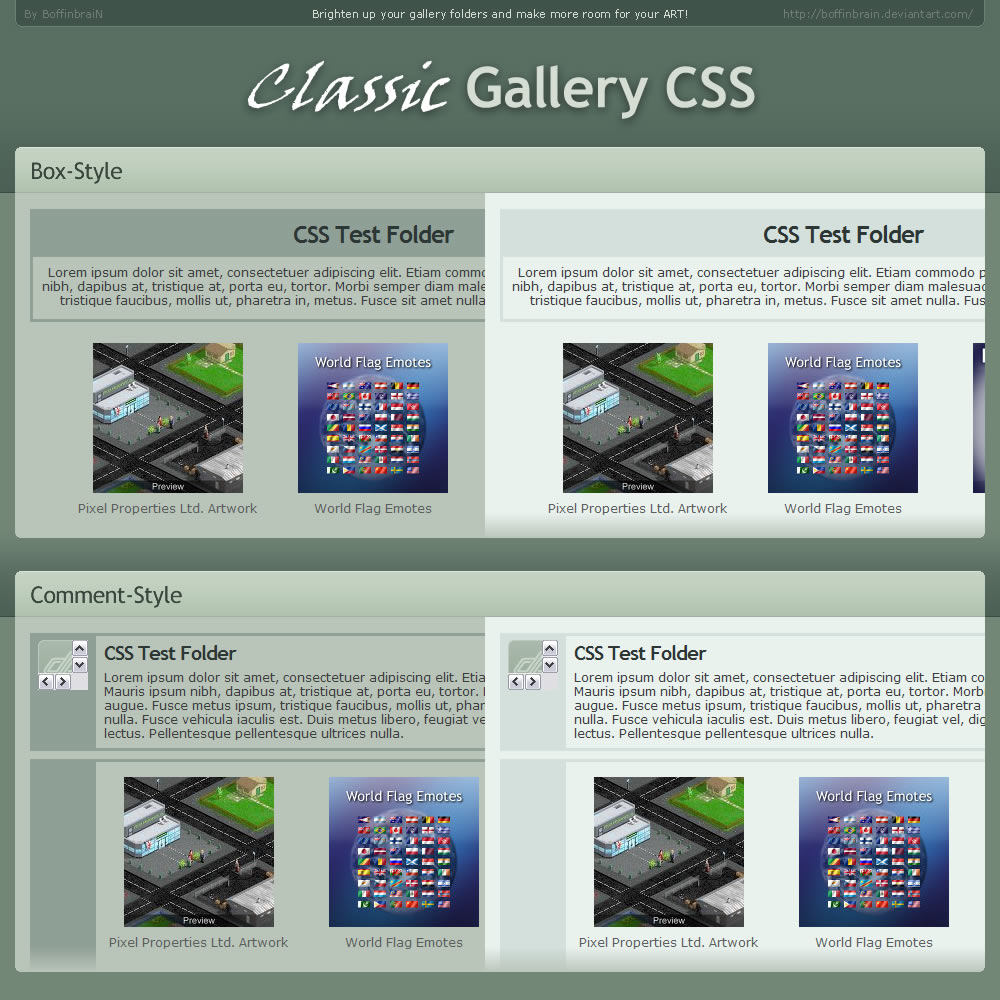 [Obsolete] Classic Gallery CSS