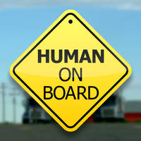 Human On Board Print