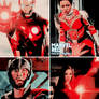 marvel red psd