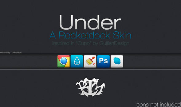 Under RocketDock Skin