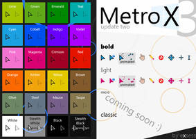 Metro X3 Cursors (Update Two)