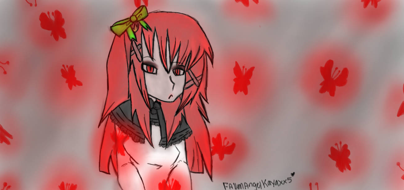 crimson butterflies by FallenAngelKayaxx5 on DeviantArt