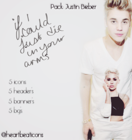 Pack Justin Bieber - @Heartbeaticons