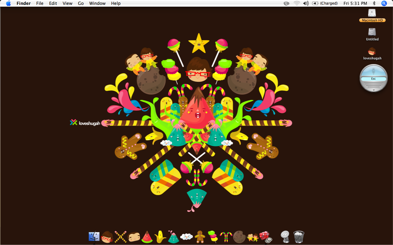 candyland mac icons